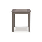 Signature Design by Ashley Hillside Barn Brown Outdoor End Table - 22   W x 22   D x 24   H