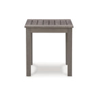 Signature Design by Ashley Hillside Barn Brown Outdoor End Table - 22   W x 22   D x 24   H