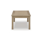 Signature Design by Ashley Hallow Creek Driftwood Outdoor Coffee Table - 48.75   W x 24.13   D x 18.13   H