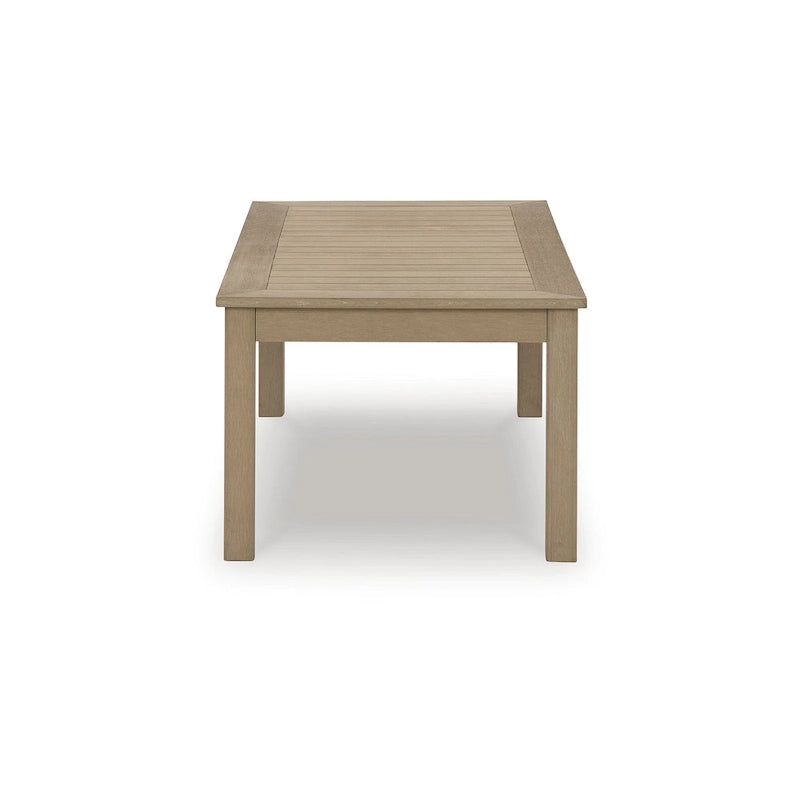 Signature Design by Ashley Hallow Creek Driftwood Outdoor Coffee Table - 48.75   W x 24.13   D x 18.13   H
