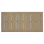 Signature Design by Ashley Hallow Creek Driftwood Outdoor Coffee Table - 48.75   W x 24.13   D x 18.13   H