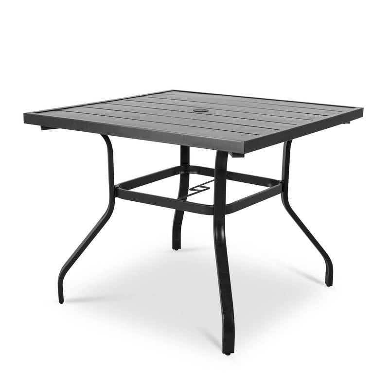 37  Square Patio Outdoor Dining Bistro Table-Nuu Garden