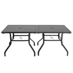 37  Square Patio Outdoor Dining Bistro Table-Nuu Garden