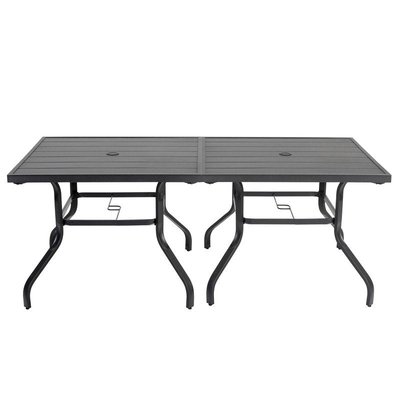 37  Square Patio Outdoor Dining Bistro Table-Nuu Garden