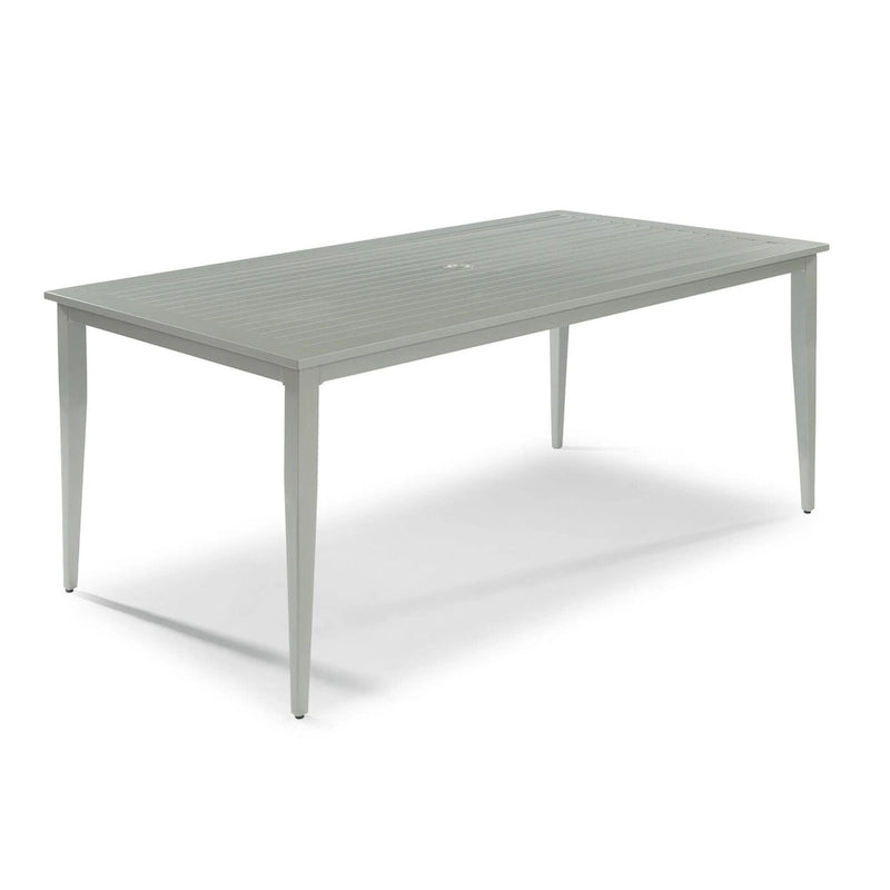 Captiva Gray Aluminum 7 Piece Outdoor Dining Set - 71  x 29  x 40