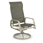 Captiva Gray Aluminum 7 Piece Outdoor Dining Set - 71  x 29  x 40