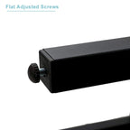 3 Piece Outdoor Bistro Dining Table Set, Round Slatted Metal Table & 2 Spring Motion Chairs