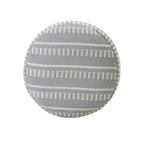 Sevita Dash and Stripe Geometric Indoor Outdoor Pouf - 20  x 20  x 20