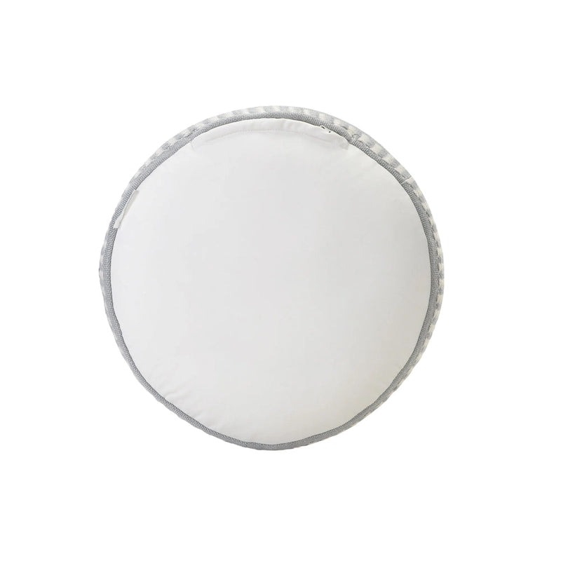 Sevita Dash and Stripe Geometric Indoor Outdoor Pouf - 20  x 20  x 20