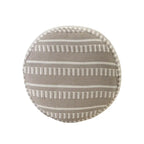 Sevita Dash and Stripe Geometric Indoor Outdoor Pouf - 20  x 20  x 20