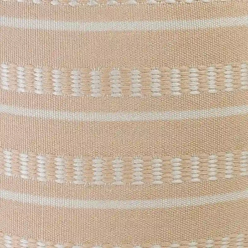 Sevita Dash and Stripe Geometric Indoor Outdoor Pouf - 20  x 20  x 20