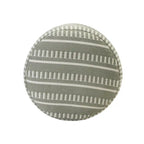 Sevita Dash and Stripe Geometric Indoor Outdoor Pouf - 20  x 20  x 20