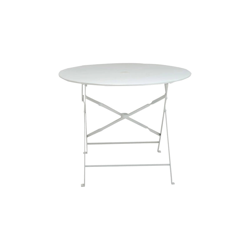Carolina Living Bistro 36  Round Folding Outdoor Table - Umbrella Hole