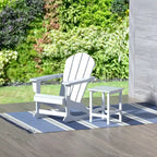 Polytrends Laguna Hdpe All Weather Outdoor Patio Rocking Chair With Side Table (2-Piece Set)