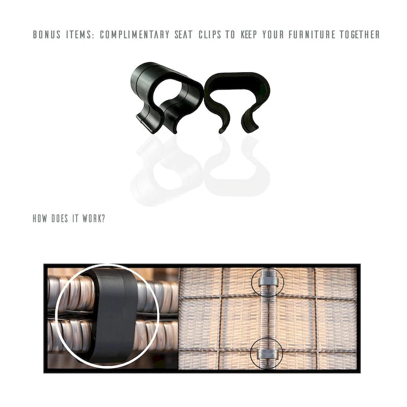 Wicker/Rattan 11 piece sectional Seating Group with Sunbrella Cushions