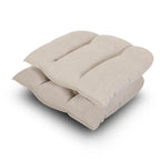Outdoor 2-Piece Woven Rope Conversation Chair Set with Cushions