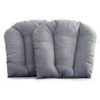 Outdoor 2-Piece Woven Rope Conversation Chair Set with Cushions