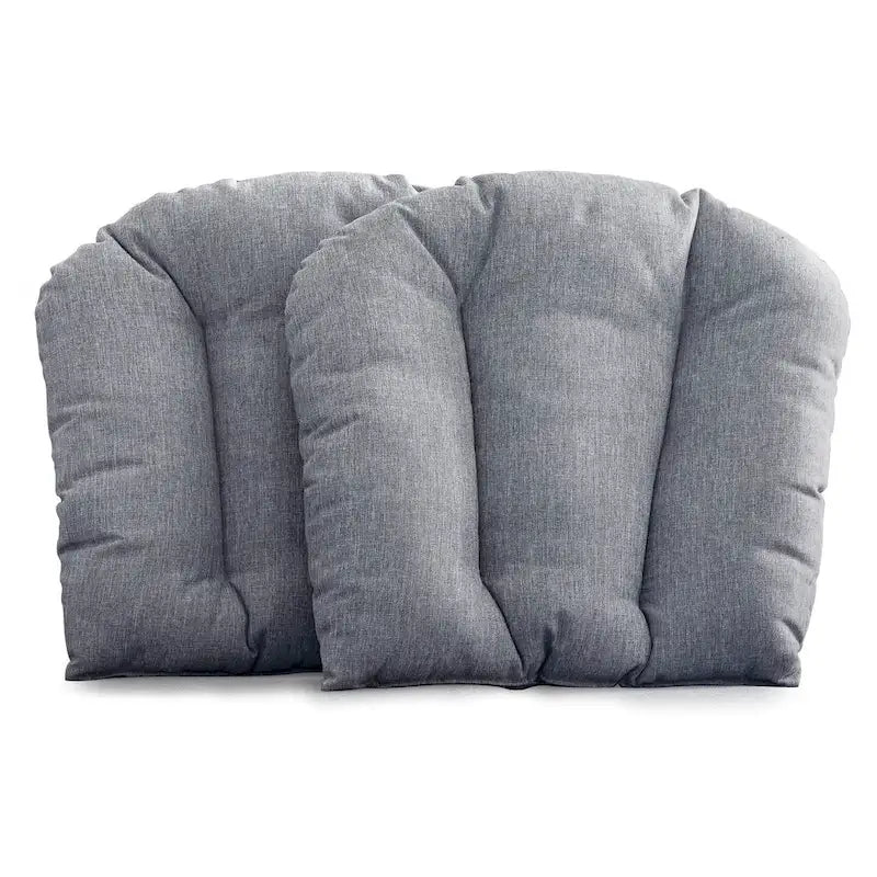 Outdoor 2-Piece Woven Rope Conversation Chair Set with Cushions