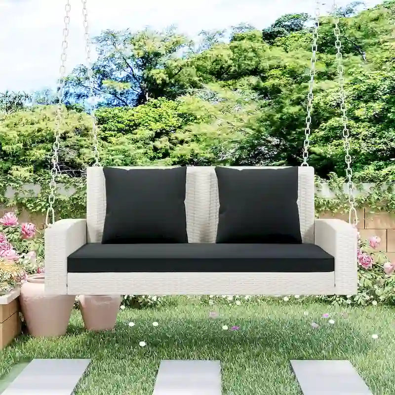 Ouyessir Rattan Swing Bench