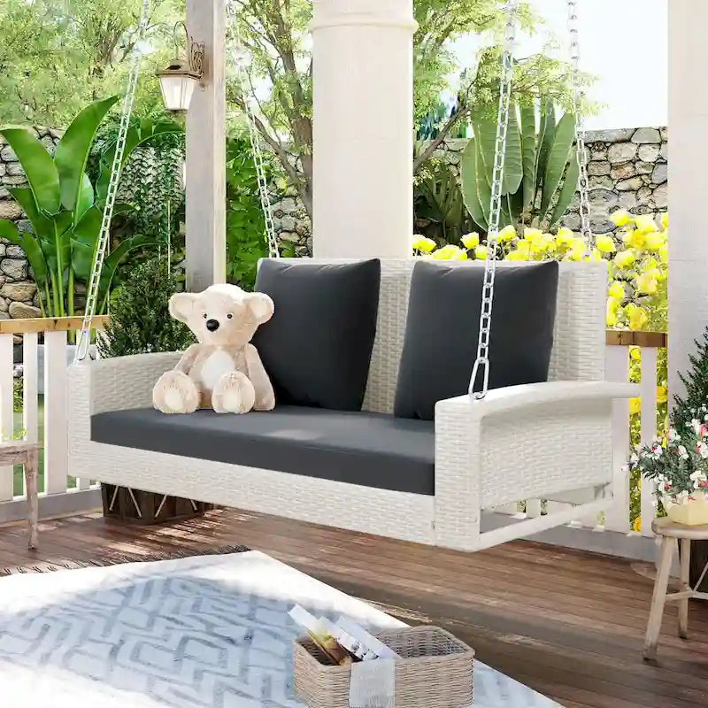 Ouyessir Rattan Swing Bench