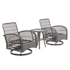 3pcs Outdoor Furniture Modern Wicker set