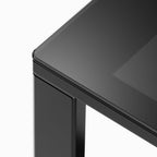 3 Pieces Wicker Patio Set with Cushion Outdoor Chair Set with Glass Table Rattan Chair Modern Bistro Set