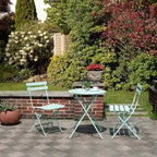 3 Piece Outdoor Premium Steel Patio Bistro Set