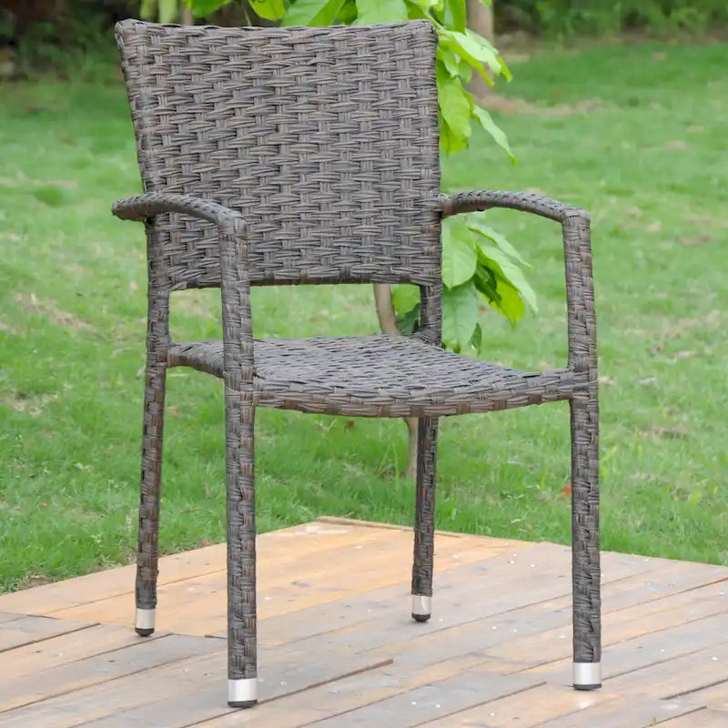 Ibiza Resin Wicker/Aluminum Outdoor Dining Chair