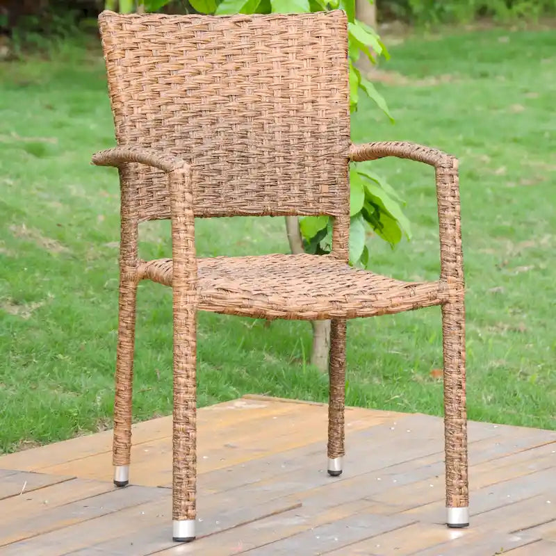 Ibiza Resin Wicker/Aluminum Outdoor Dining Chair