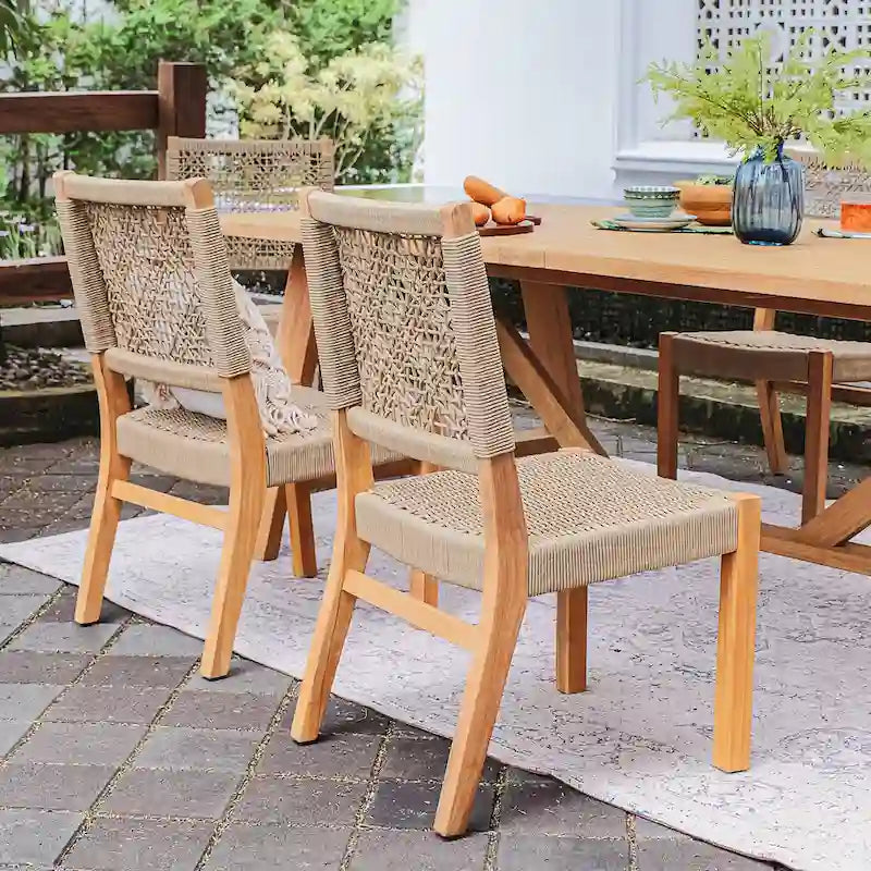 Cambridge Casual Nassau 7-piece Teak Outdoor Dining Set