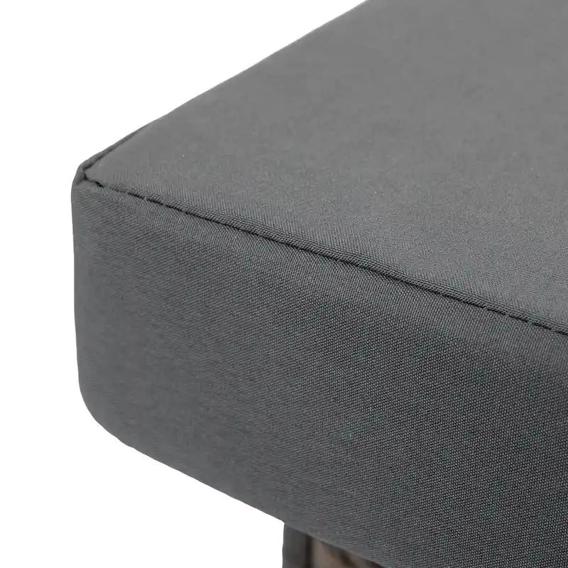 Outdoor Furniture 6 Set Wicker Furniture With Tempered Glass Coffee Table