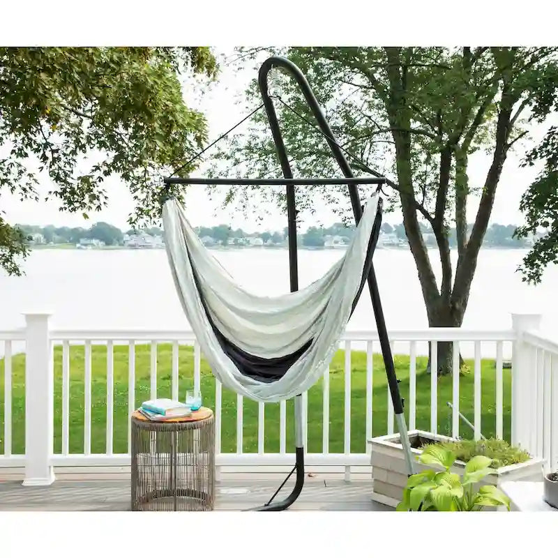 Ceara Patio Hammock Swing Chair With Carrying Pouch Portable Outdoor Hammock Tree Swing Seat For Travel Camping - 55 x 39 inch