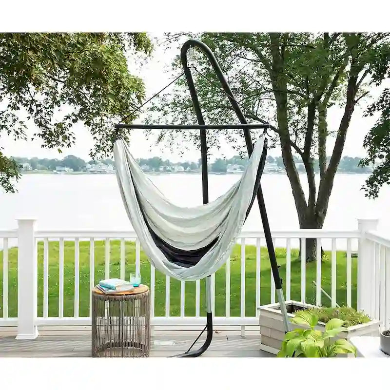 Ceara Patio Hammock Swing Chair With Carrying Pouch Portable Outdoor Hammock Tree Swing Seat For Travel Camping - 55 x 39 inch