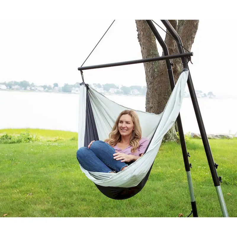 Ceara Patio Hammock Swing Chair With Carrying Pouch Portable Outdoor Hammock Tree Swing Seat For Travel Camping - 55 x 39 inch