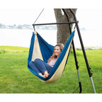 Ceara Patio Hammock Swing Chair With Carrying Pouch Portable Outdoor Hammock Tree Swing Seat For Travel Camping - 55 x 39 inch