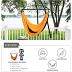 Ceara Patio Hammock Swing Chair With Carrying Pouch Portable Outdoor Hammock Tree Swing Seat For Travel Camping - 55 x 39 inch