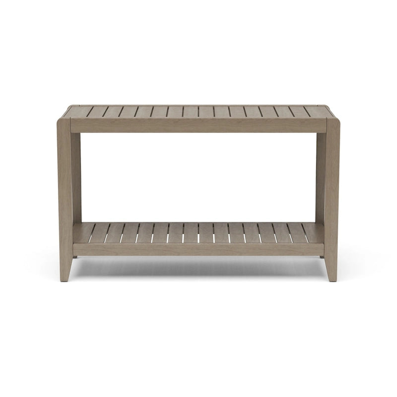 Homestyles Sustain Gray Wood Outdoor Sofa Table - 46   x 18   x 28