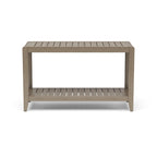 Homestyles Sustain Gray Wood Outdoor Sofa Table - 46   x 18   x 28