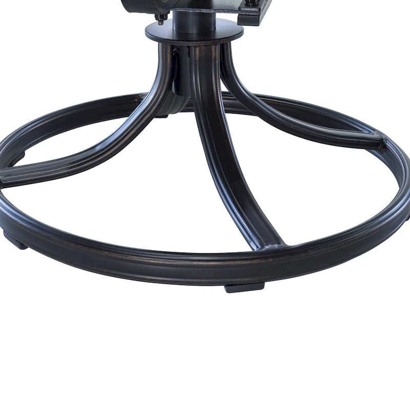 Clihome Aluminum Dining Chairs (Set of 2/4/6) With Rattan Cushion