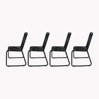 M4H Set of 4 Neil Stackable Outdoor Dining Armless Chair