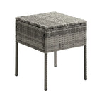 3-piece Patio Wicker Conversation?Set with Coffee Table