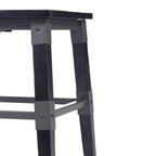 2 Pack Commercial Grade Rustic Antique Industrial Style Wood Dining Chair