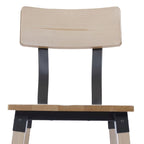 2 Pack Commercial Grade Rustic Antique Industrial Style Wood Dining Chair