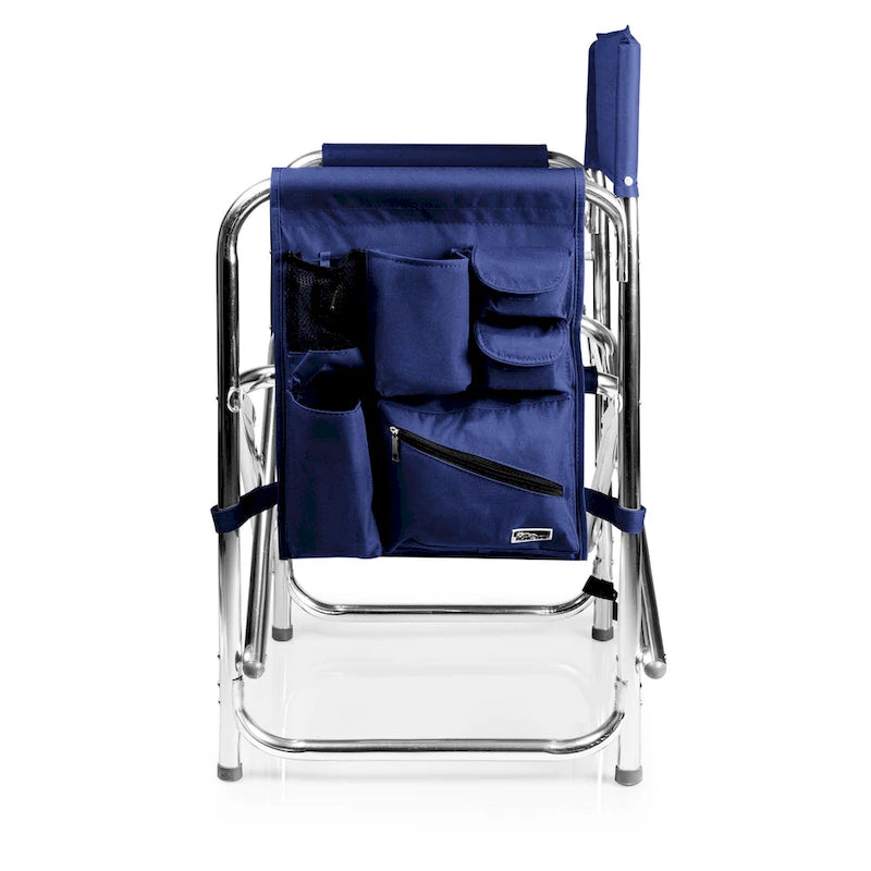 Picnic Time Portable Navy Blue Sports Chair
