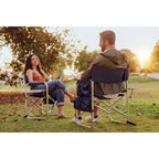 Picnic Time Portable Navy Blue Sports Chair