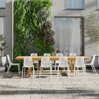 Amazonia Macker 11 Piece FSC Certified Wood Outdoor Patio Dining Set