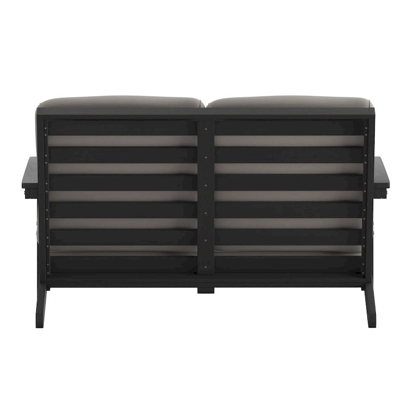 All-Weather Poly Resin Adirondack Loveseat & Cushions