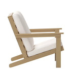 All-Weather Poly Resin Adirondack Loveseat & Cushions
