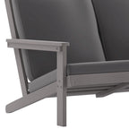 All-Weather Poly Resin Adirondack Loveseat & Cushions