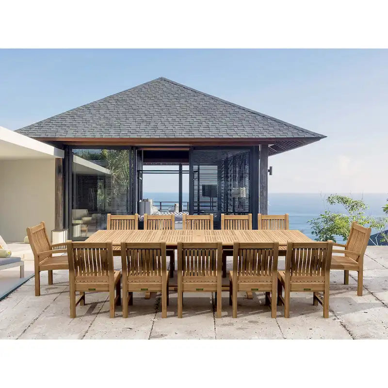 Valencia Sahara 13-Pieces Rectangular Dining Set